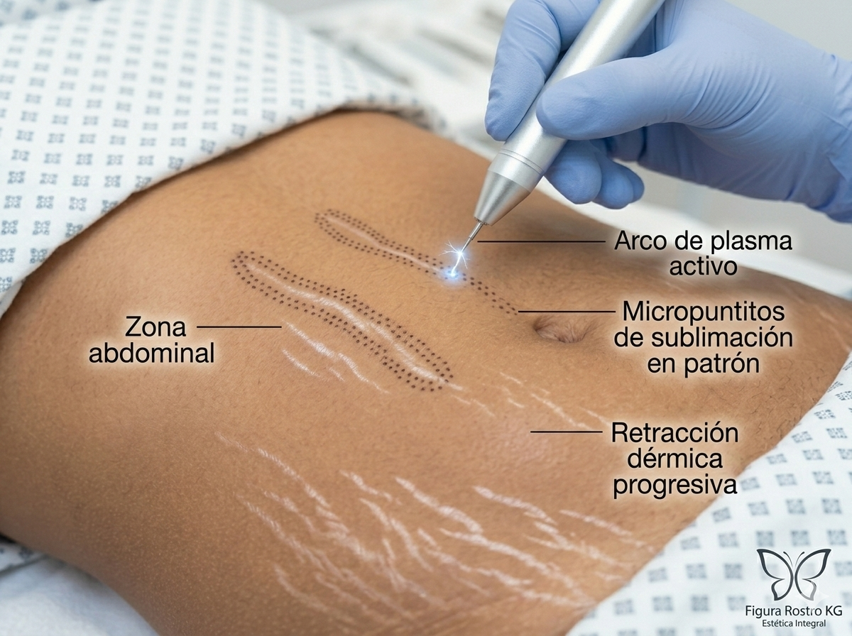 Tratamiento estético de estrías con Plasma Fibroblast