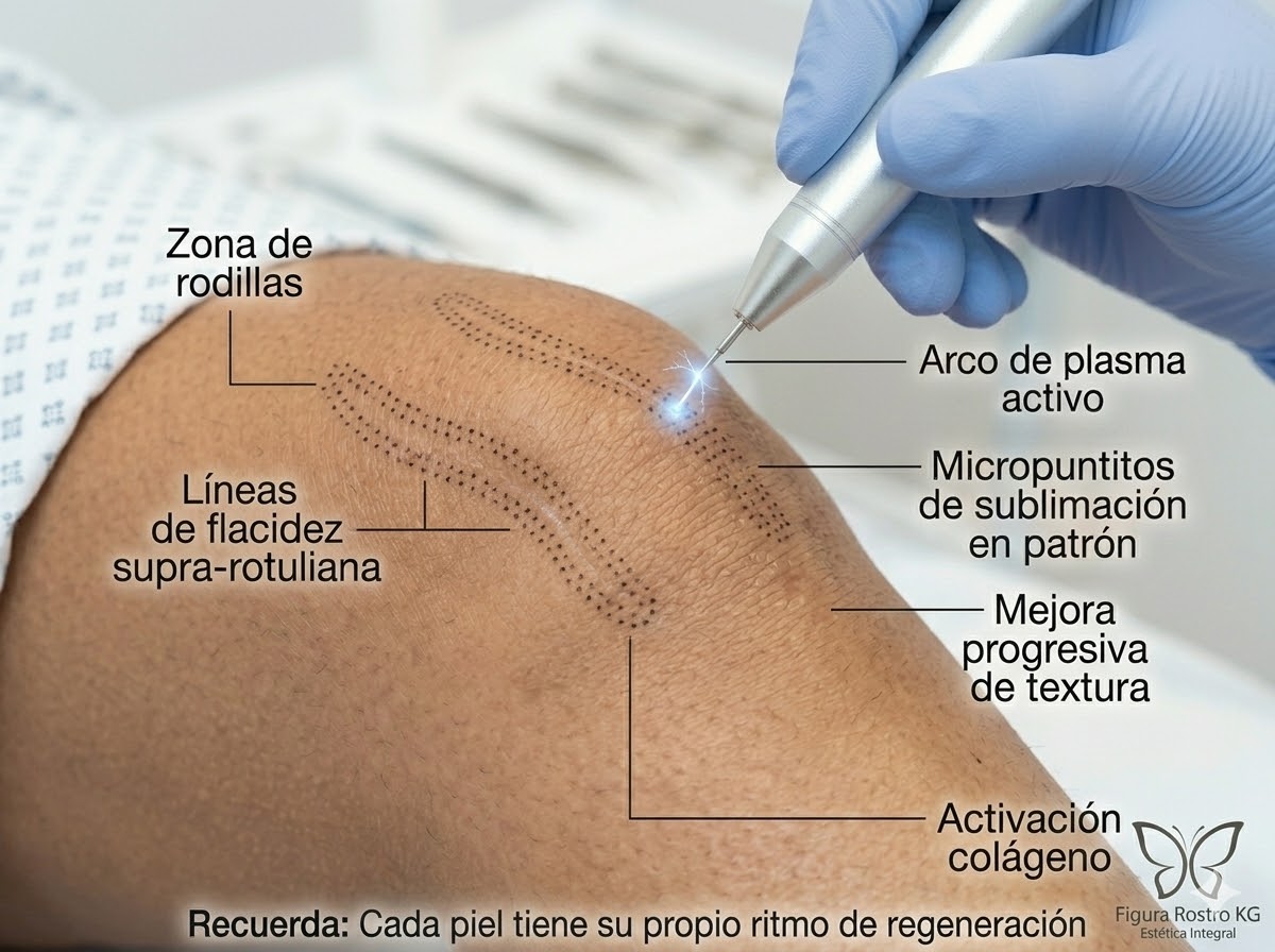 Plasma Fibroblast en rodillas