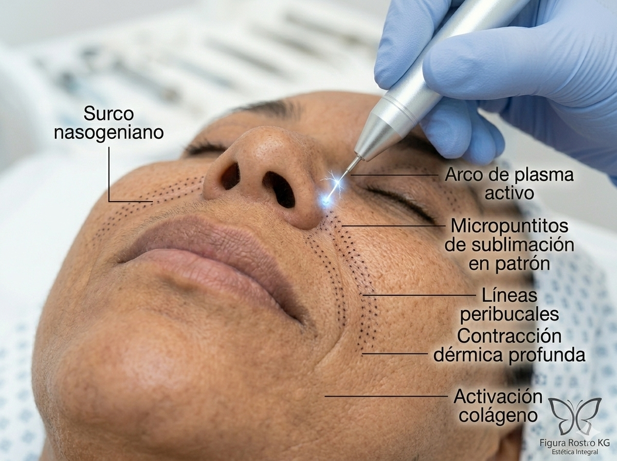 Plasma Fibroblast en surco nasogeniano